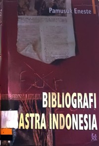 Image of Bibliografi Sastra Indonesia