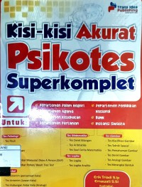 Image of Kisi-Kisi akurat Psikotes Superkomplet