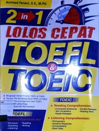 Image of LOLOS CEPAT TOEFL & TOEIC