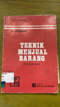 Image of Teknik Menjual Barang