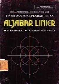 Image of Teori dan Soal Pendahuluan Aljabar Linear